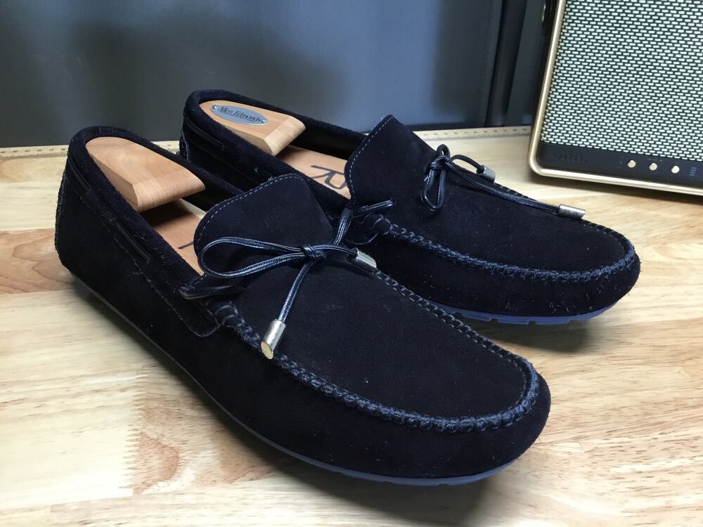 Johnston & Murphy XC4 Men's 9 Black Waterproof Slip-on Casual Driving Moccasins